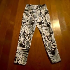 Black and white new leggings. Size small